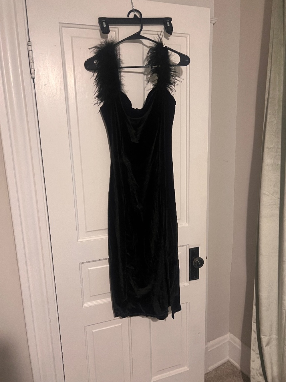 Black Velvet Dress